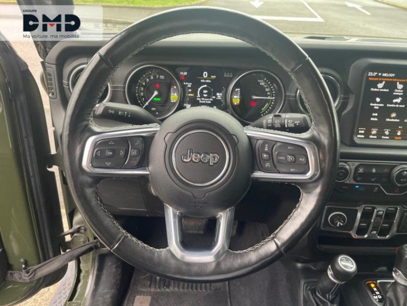 Jeep Wrangler Unlimited 2.0 T 380ch 4xe Overland Command-trac - Visuel #7