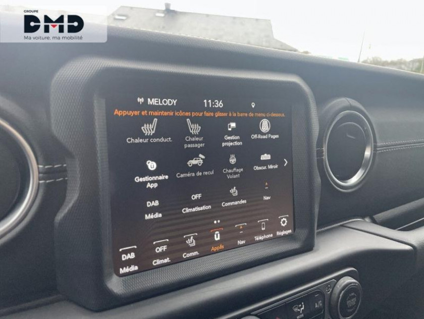 Jeep Wrangler Unlimited 2.0 T 380ch 4xe Overland Command-trac - Visuel #6